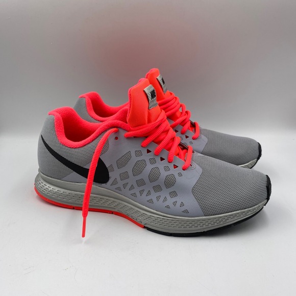 Nike Zoom Pegasus 31 H20 Repel Running Shoes Sneakers Gray Pink Black Size 10 - Picture 1 of 10